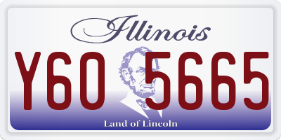 IL license plate Y605665