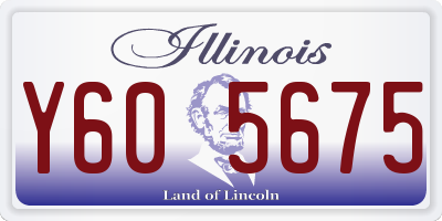 IL license plate Y605675