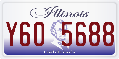 IL license plate Y605688