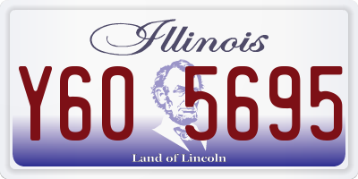IL license plate Y605695