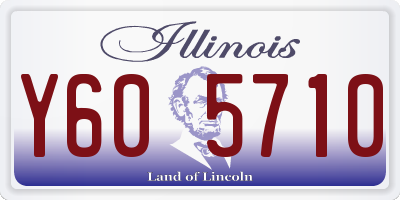 IL license plate Y605710