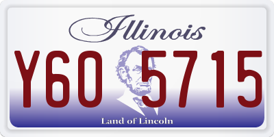 IL license plate Y605715