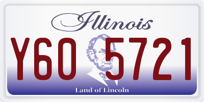 IL license plate Y605721