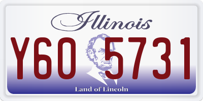 IL license plate Y605731