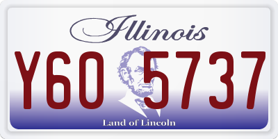IL license plate Y605737