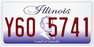 IL license plate Y605741