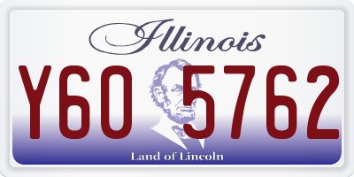 IL license plate Y605762