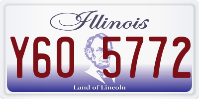 IL license plate Y605772