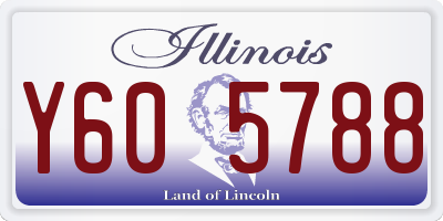 IL license plate Y605788