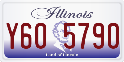 IL license plate Y605790
