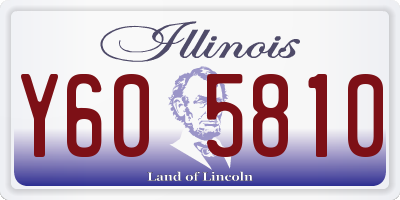 IL license plate Y605810