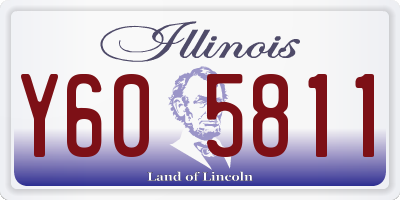 IL license plate Y605811