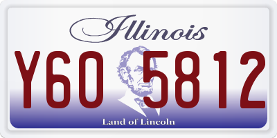 IL license plate Y605812