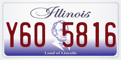 IL license plate Y605816