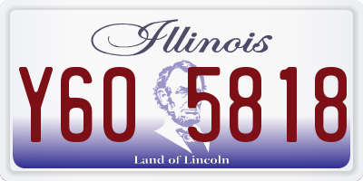 IL license plate Y605818