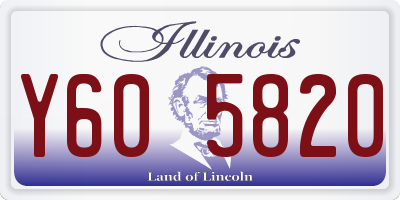 IL license plate Y605820