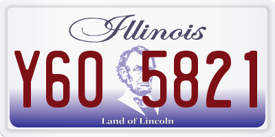 IL license plate Y605821