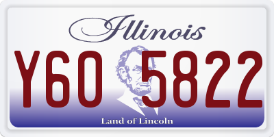IL license plate Y605822