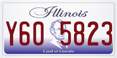IL license plate Y605823