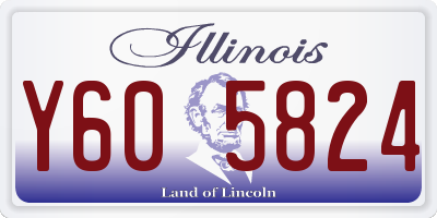 IL license plate Y605824