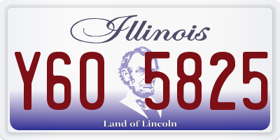 IL license plate Y605825