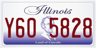 IL license plate Y605828