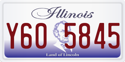 IL license plate Y605845