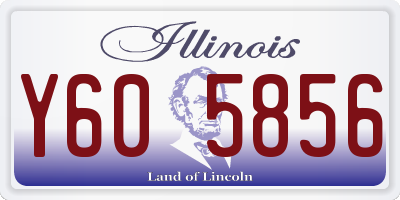 IL license plate Y605856