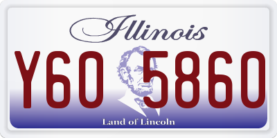 IL license plate Y605860