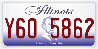 IL license plate Y605862