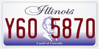 IL license plate Y605870