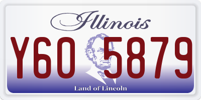 IL license plate Y605879