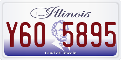 IL license plate Y605895