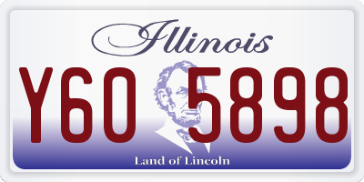 IL license plate Y605898