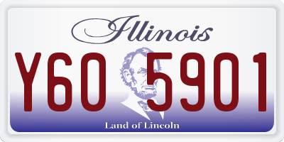 IL license plate Y605901