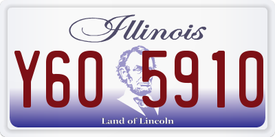 IL license plate Y605910