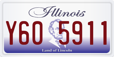 IL license plate Y605911
