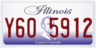 IL license plate Y605912