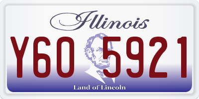 IL license plate Y605921