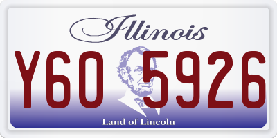 IL license plate Y605926
