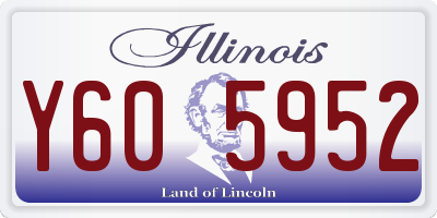 IL license plate Y605952