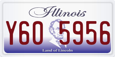 IL license plate Y605956