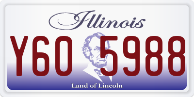 IL license plate Y605988
