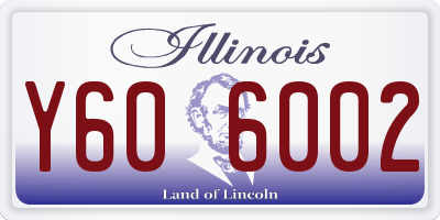 IL license plate Y606002