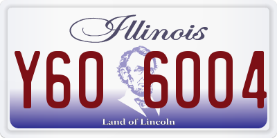IL license plate Y606004
