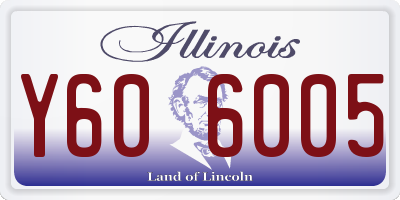 IL license plate Y606005