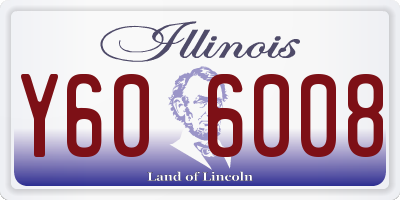 IL license plate Y606008