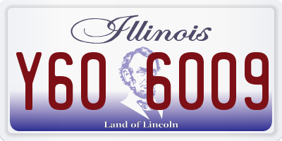 IL license plate Y606009