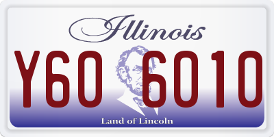 IL license plate Y606010