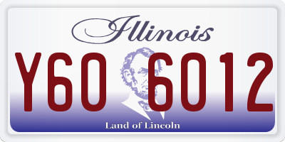 IL license plate Y606012